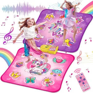 Unicorn Dance Mat x2 Toys for Girls Ages 3+