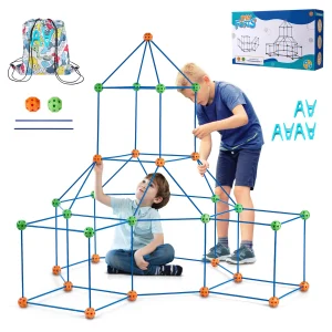 VEVOR Fort Building Blocks Kids Creative Indoor Play Tent