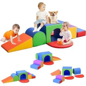 Soft Foam Climbing Blocks for Toddlers, 1-3 Years Old Baby